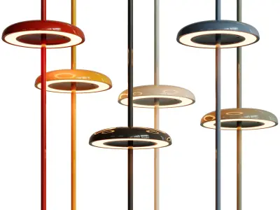 NEXIA Porte Floor Lamp in 6 colors 3D model
