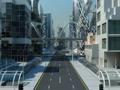 Future City HD 5 3D model