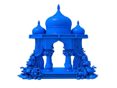 Wedding Stage - Indian Wedding Stage  3D print model