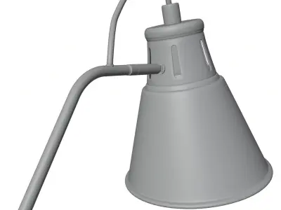 Metal table lamp HG2 3D model