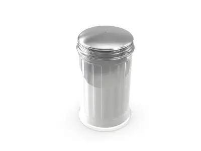 Sugar Canister Low-poly 3D model