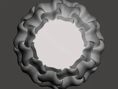 Parametric rattan woven candle 3D print model