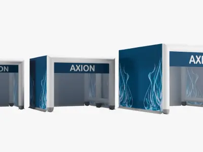 Tents Cube inflatable Axion 3D model