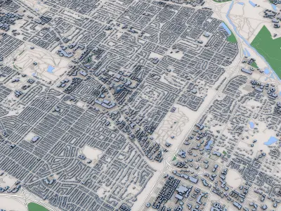 Memphis City Tennessee 3D model