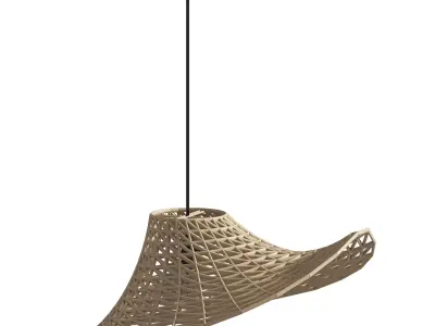 Boho Lamp Low-poly 3D model