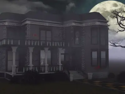 horror house 3D model