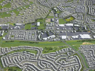 Temecula  Low-poly 3D model