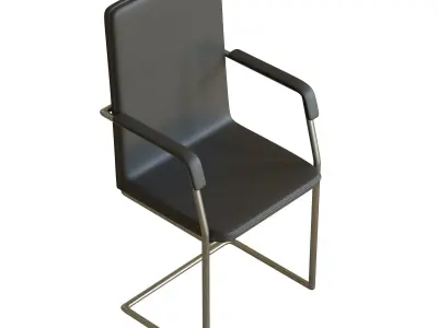 Meeting Room Chair Office Low-poly 3D model