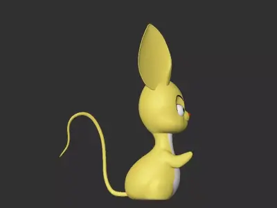 cute rat model 3D print model purchase