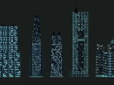 Anzio city future 3D model