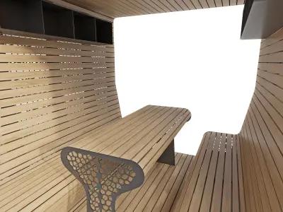 Leaf fall gazebo  3D model