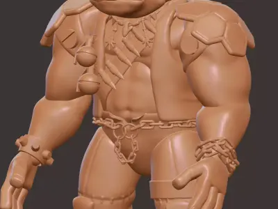 Bebop from the cartoon TMNT Free 3D model