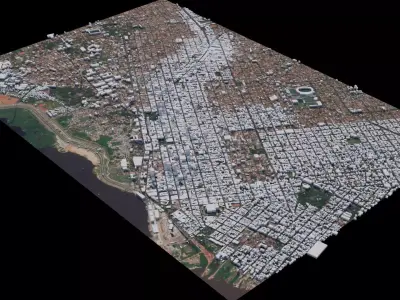 Asuncion - Paraguay 3D model