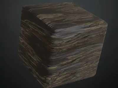 Natural Pine Wood Grain PBR Seamless Texture