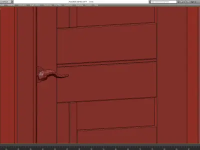 Vetro Gray Oak Belldinni Modern Interior Door 3d model Low-poly 3D model