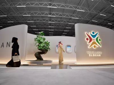 Futuristic SPIRALIS - Interactive Maze Pavilion Design Low-poly 3D model