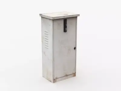 Distribution Board 4 Scan Low-poly 3D model