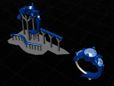 Earrings for women  3D print model