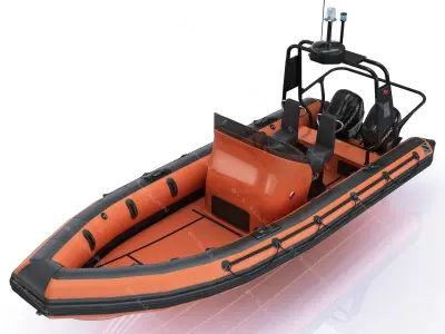  Inflatable lifeboat Zodiac RIB Hurricane and engine Mercury Verado 200 RHIB 