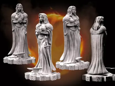 Brigid Goddess 3D print model