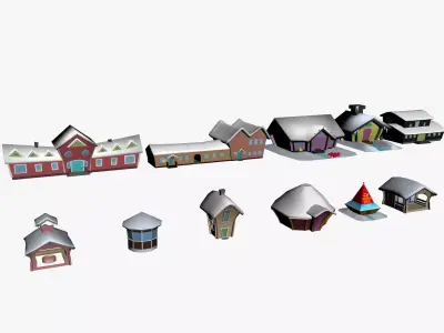 GAME MODEL LOW POLY PP 02 Low-poly 3D model