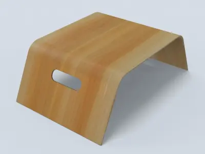 Bed Tray-Table Low-poly 3D model