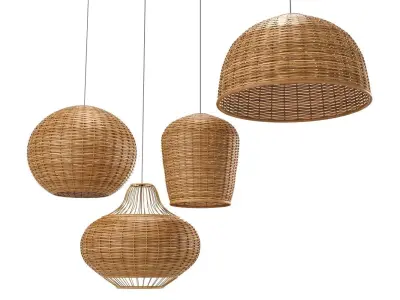 Bamboo Lamp 3D model