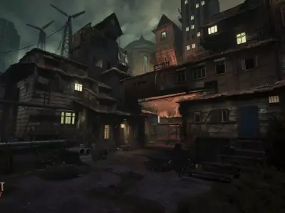 Modular Street Low-poly 3D model