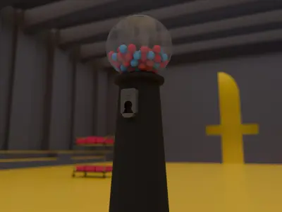 Squid Game Key-Knife Hall Season 3 3D model