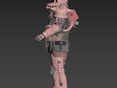 Call of Duty ZAKU MS-06S 3D print model
