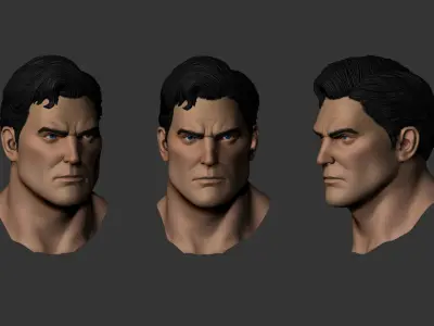 Stl Pack Superman  - Batman  3D print model