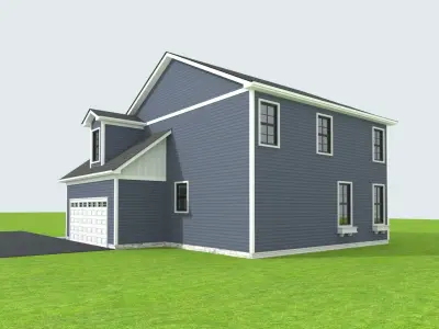 Cape Cod House 17 3D model