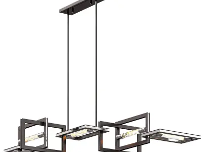 Enigma Linear Island Pendant By Troy Lighting 3D model
