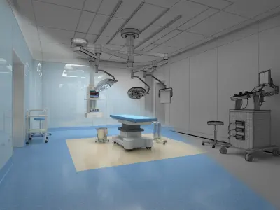 operating room 3D model