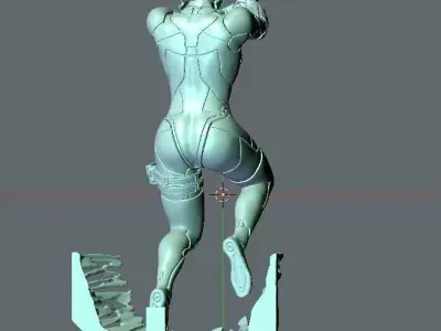 MOTOKO KUSANAGI GITS 2017 3D print model