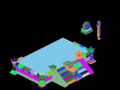 Xiqiao City - Podium 33 3D model