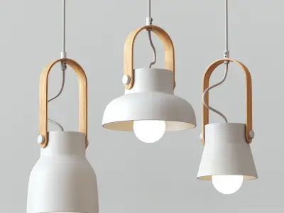 Pendant lamp 3D model 13