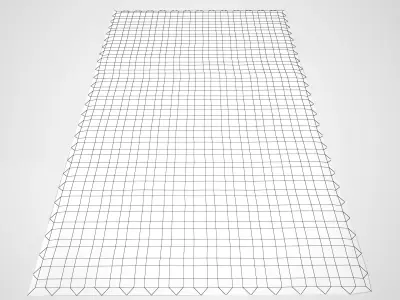 Contemporary Carpet - Rug 10 Low-poly 3D model