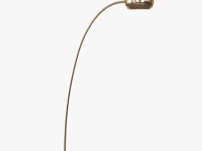 Petite Arc Metal Floor Lamp 3D model