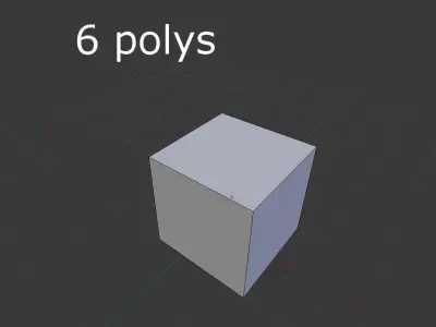 low poly metal crate Low-poly 3D model