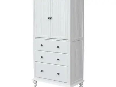 Pierce Armoire 3D model