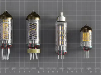 Electrical components vol1 Low-poly 3D model