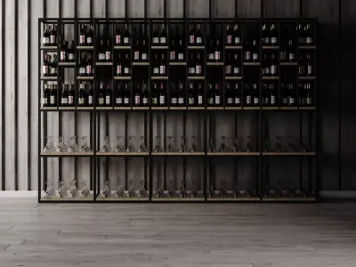 Wine Cellar - Home Furniture 02 3D model