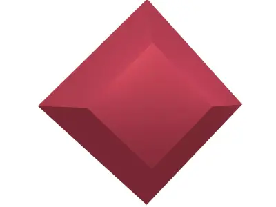 Gem v8 005 Low-poly 3D model