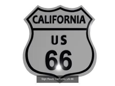 Highway Freeway Signs 3D Model Pack