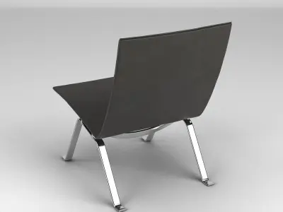 Poul Kjaerholm Style PK22 Chair 3D model