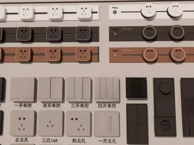 Switch and Outlet Collection-A3 3D model