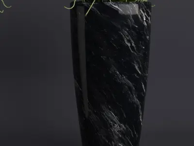 Floor staning orchid plant 3D model