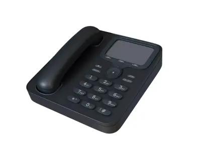 VoIP Phone 3D model