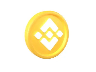 Cartoon Binance Coin v1 001 Low-poly 3D model
